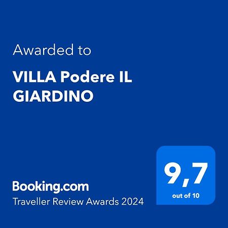 Villa Podere Il Giardino Кастильон-Фьорентино Экстерьер фото