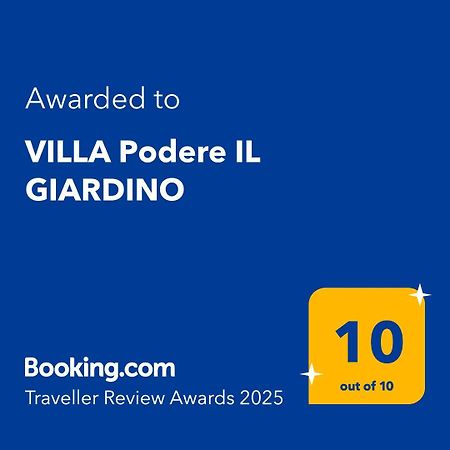 Villa Podere Il Giardino Кастильон-Фьорентино Экстерьер фото